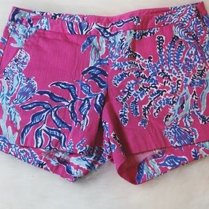 Like New Lilly Pulitzer 3 inch inseam shorts